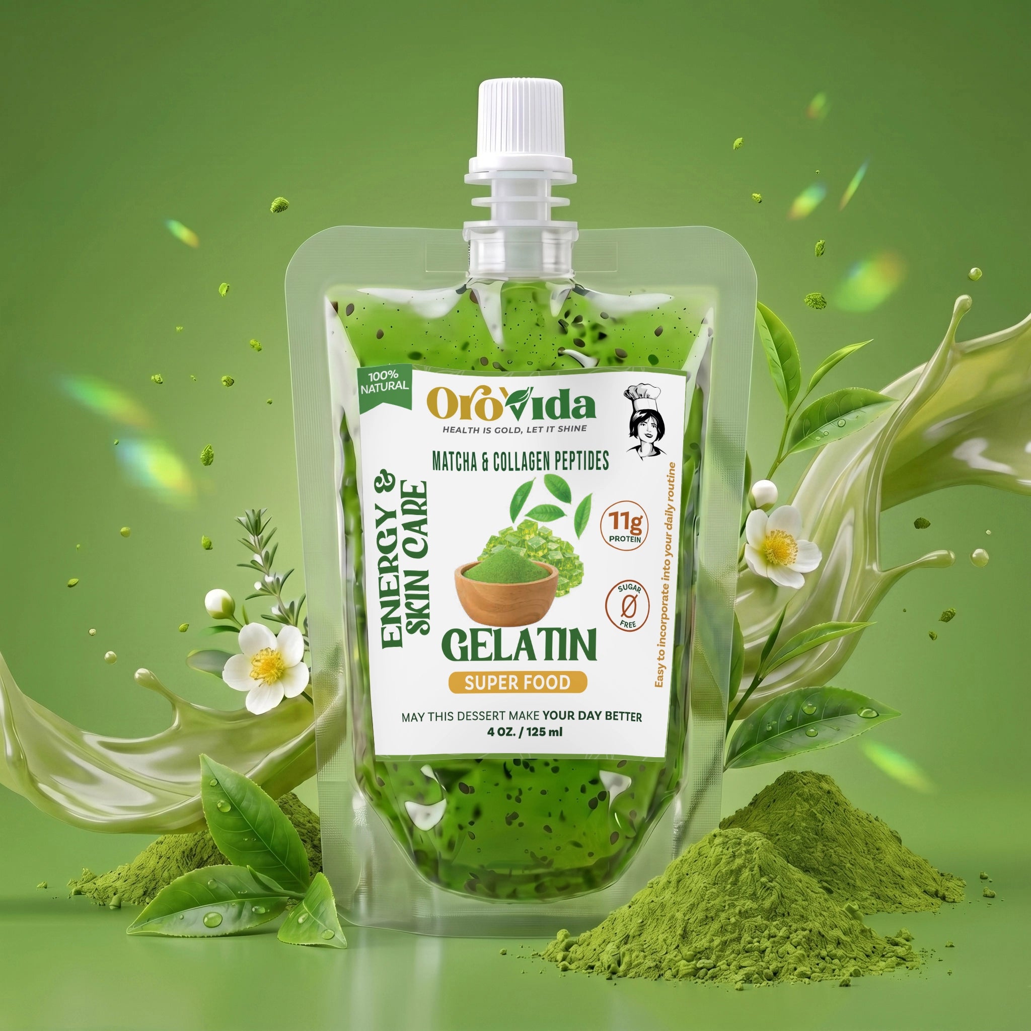 Celestial Matcha Gelatin - Orovida
