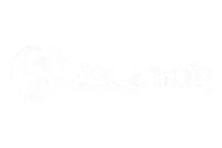 Sedano's logo in white on a black background